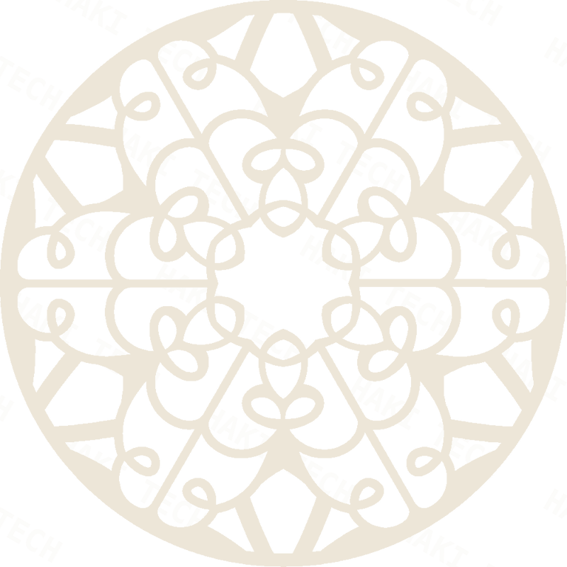 Filigree Rosette laser-cut coaster design