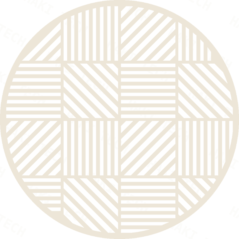 Basket Weave laser-cut coaster design