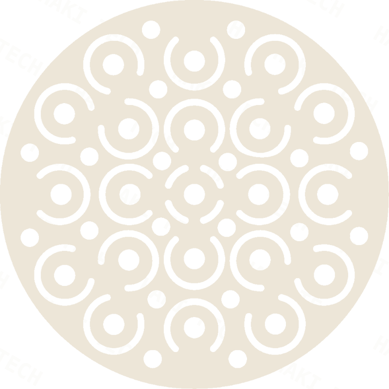 Bubble Rings laser-cut coaster design