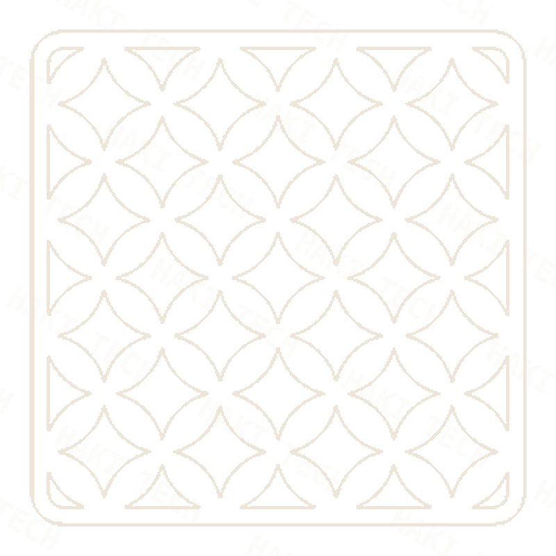 Quatrefoil Lattice laser-cut coaster design