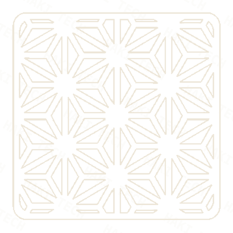 Asanoha Star laser-cut coaster design