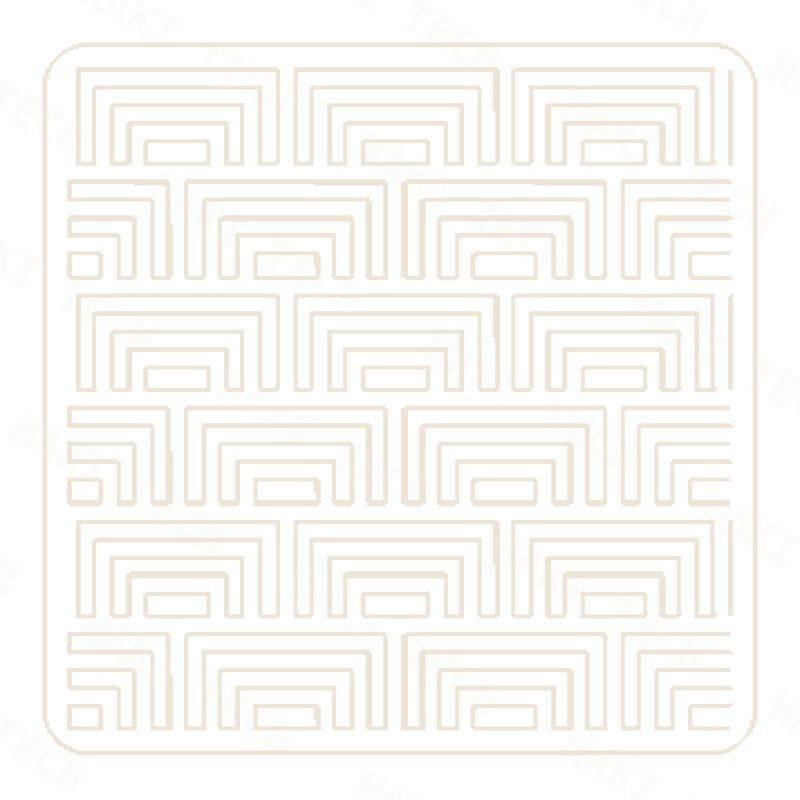 Greek Key laser-cut coaster design