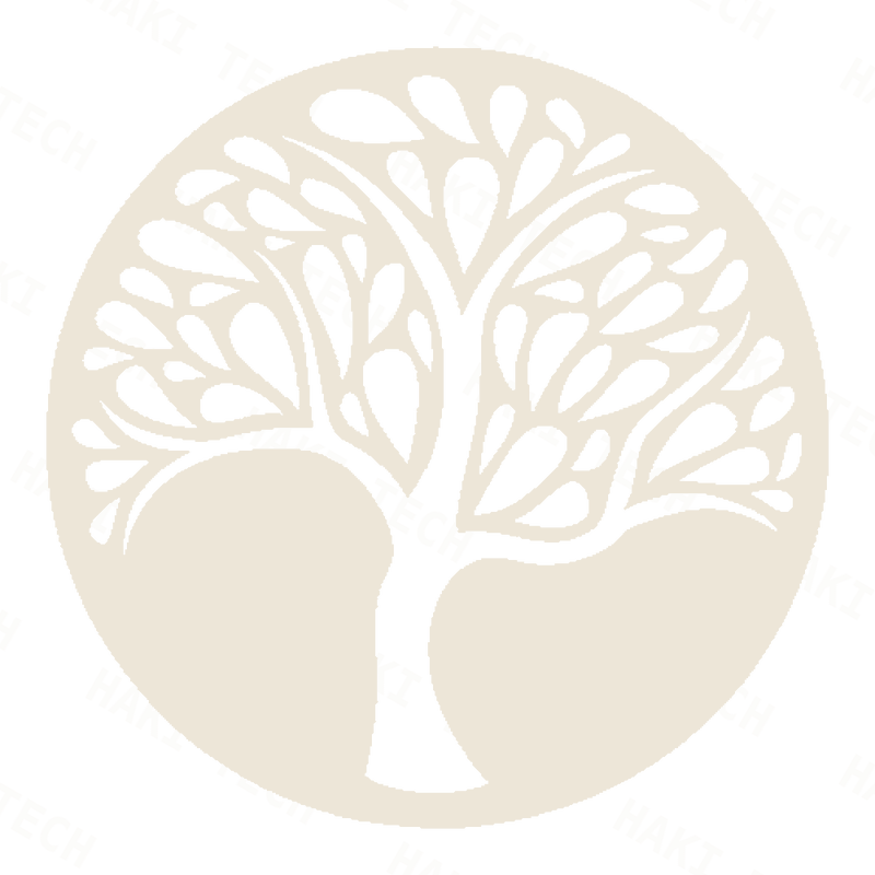 Spreading Elm laser-cut coaster design