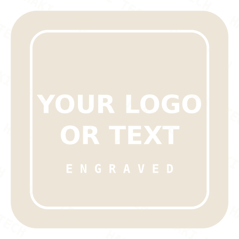 Plain Square laser-cut coaster design